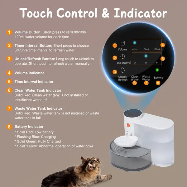 Enrichd Cordless Water Fountain